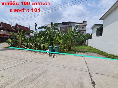 ขายที่ดินถมแล้ว ลาดพร้าว 101